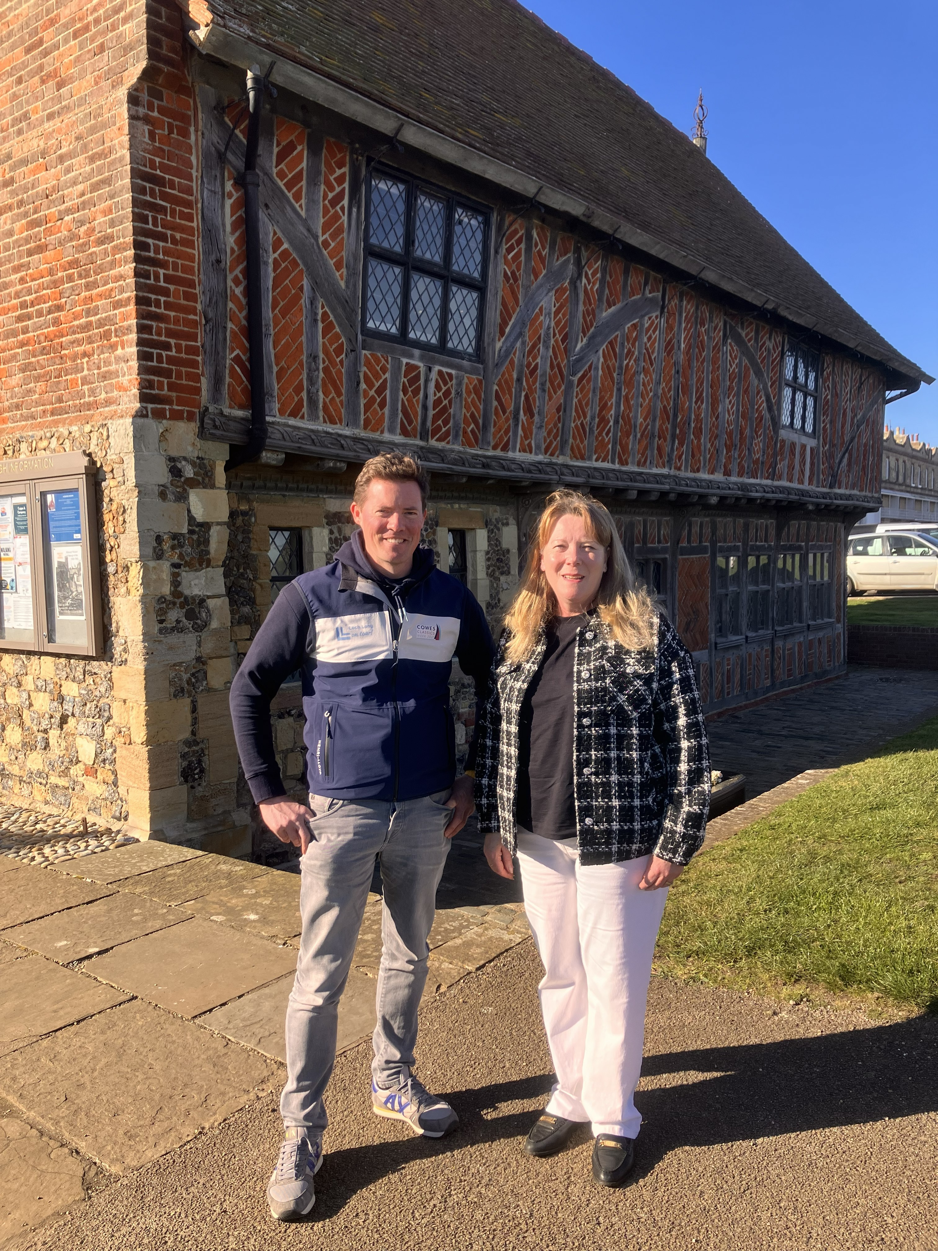 Tom Faulkner by the Moot Hall